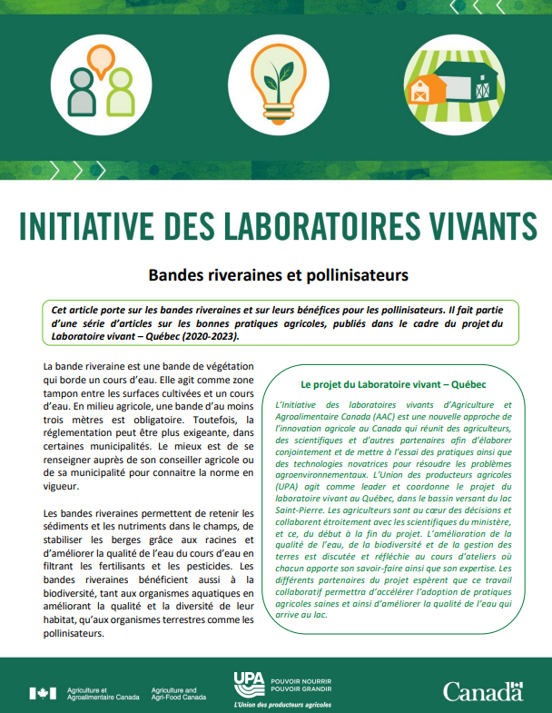 Initiative Lab. Vivant UPA BR et pollinisateurs
